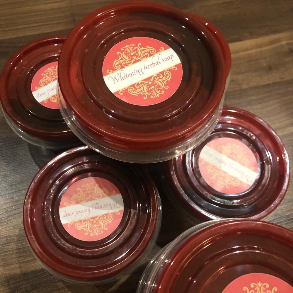 Organic African whitening black soap